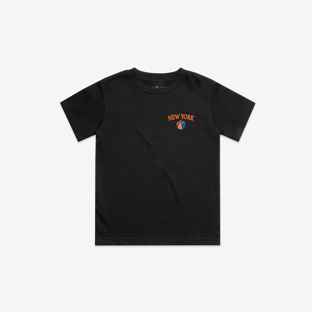 Kids Black New York Basketball Club Tee – LOCAL HOOPS
