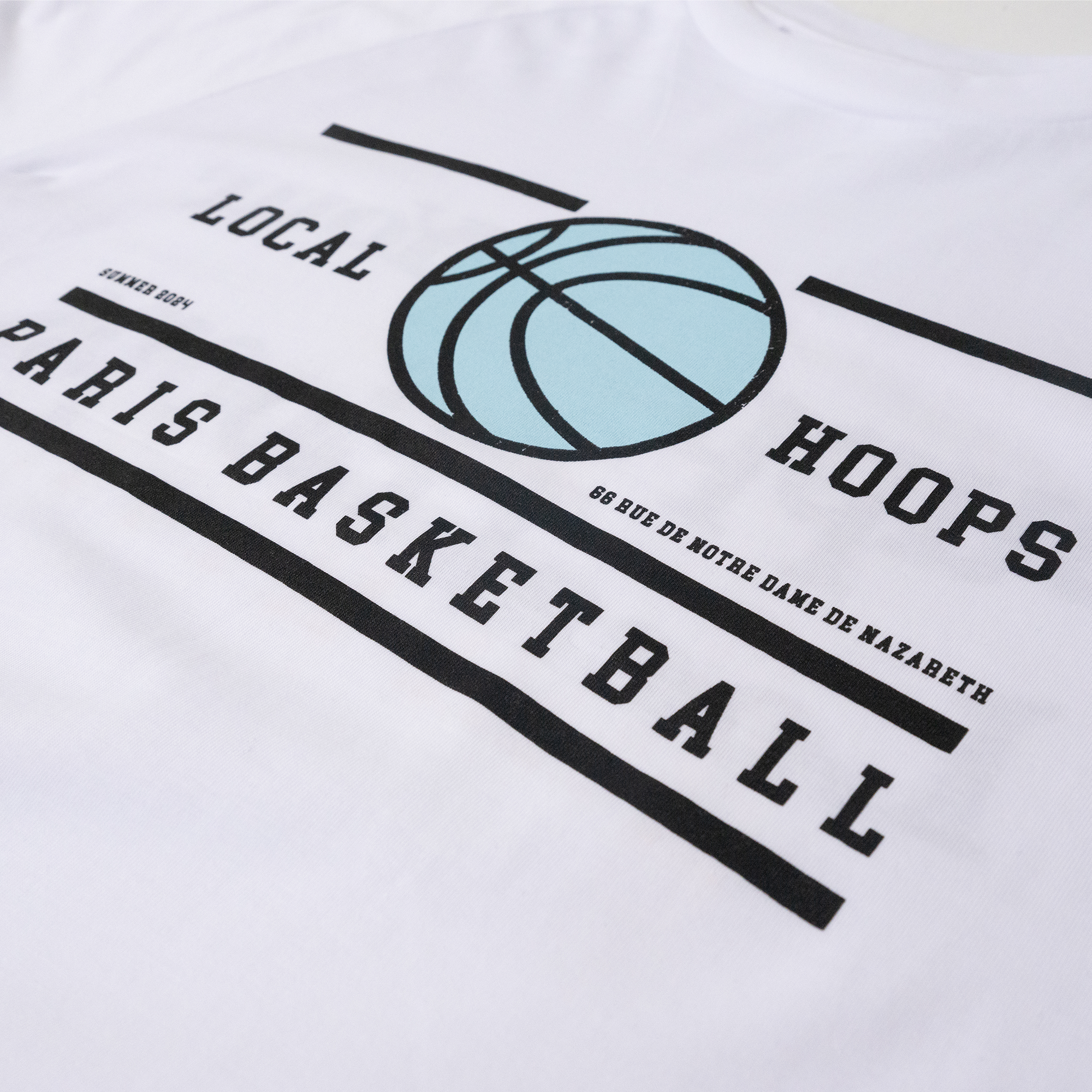 Paris Support Your Local Hoops Tee