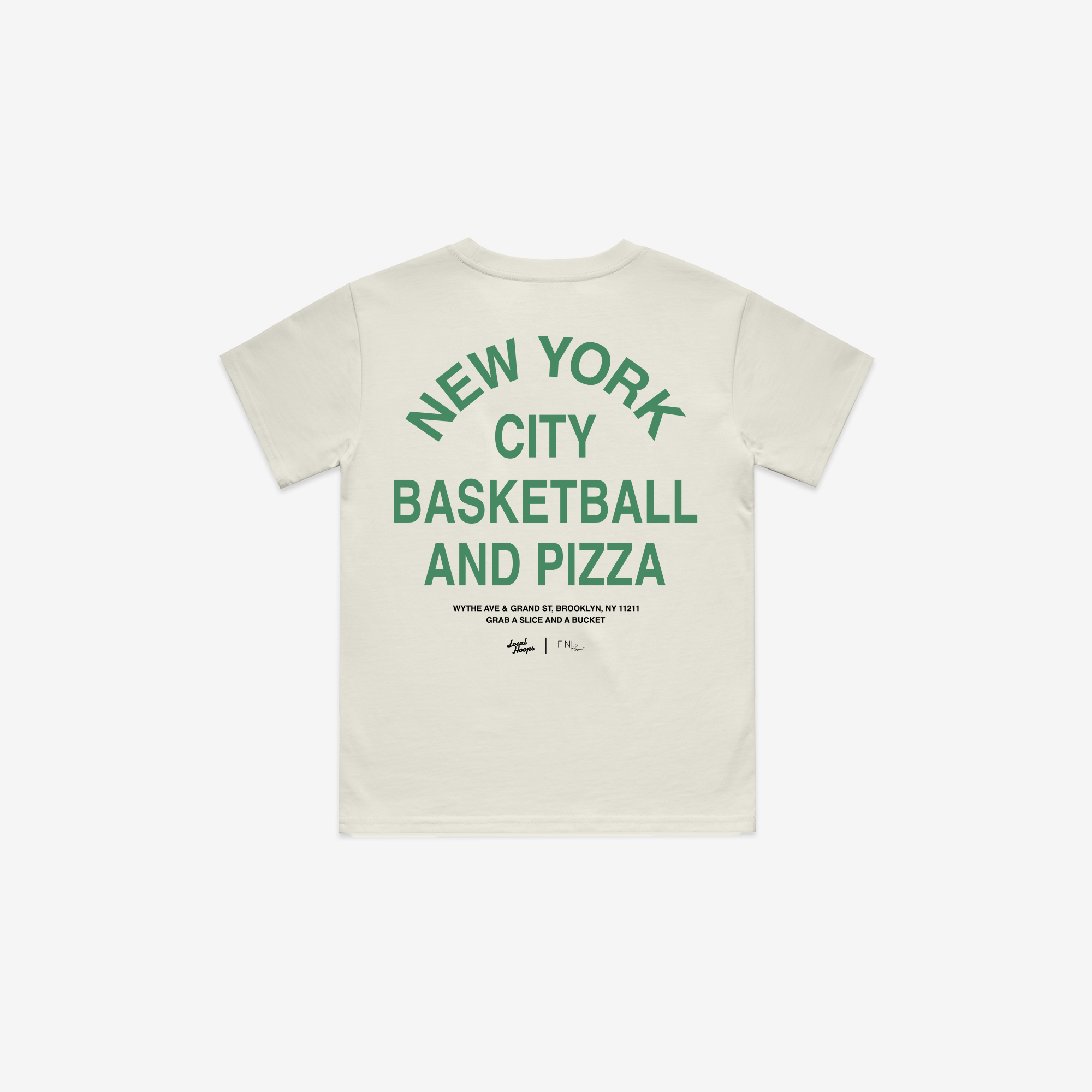 Fini Hoops Kids Cream Tee