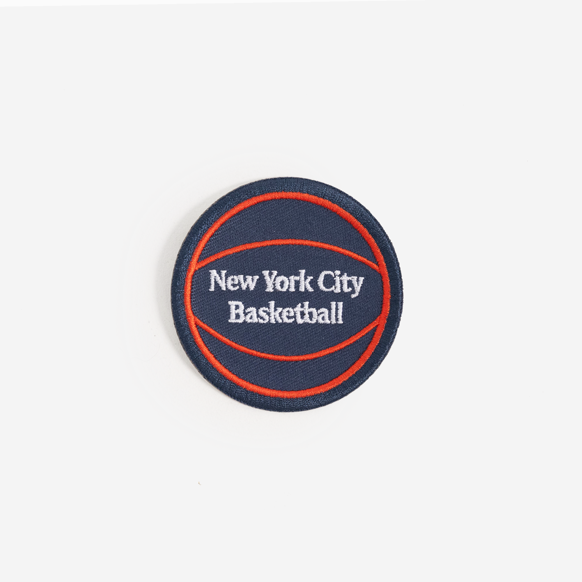 Blue New York City Basketball Patch