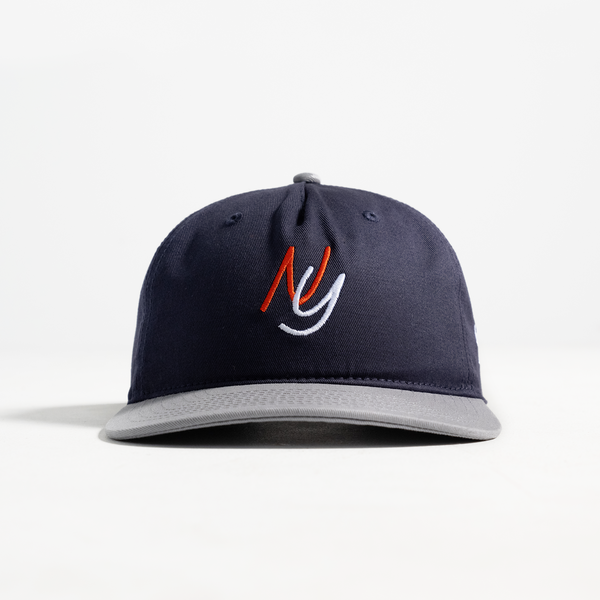 Two Tone Navy and Gray NY Hat – LOCAL HOOPS