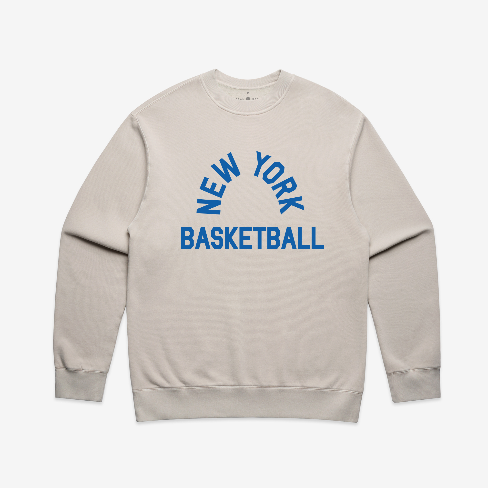 Faded Bone New York Basketball Crewneck