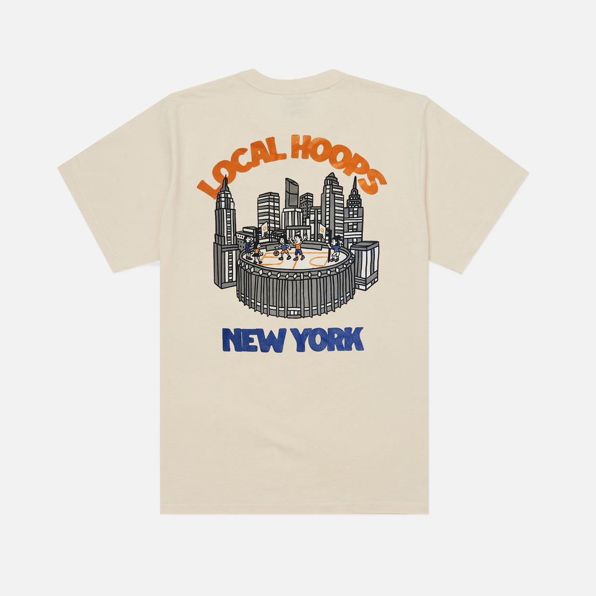 The Garden Cream Tee – LOCAL HOOPS
