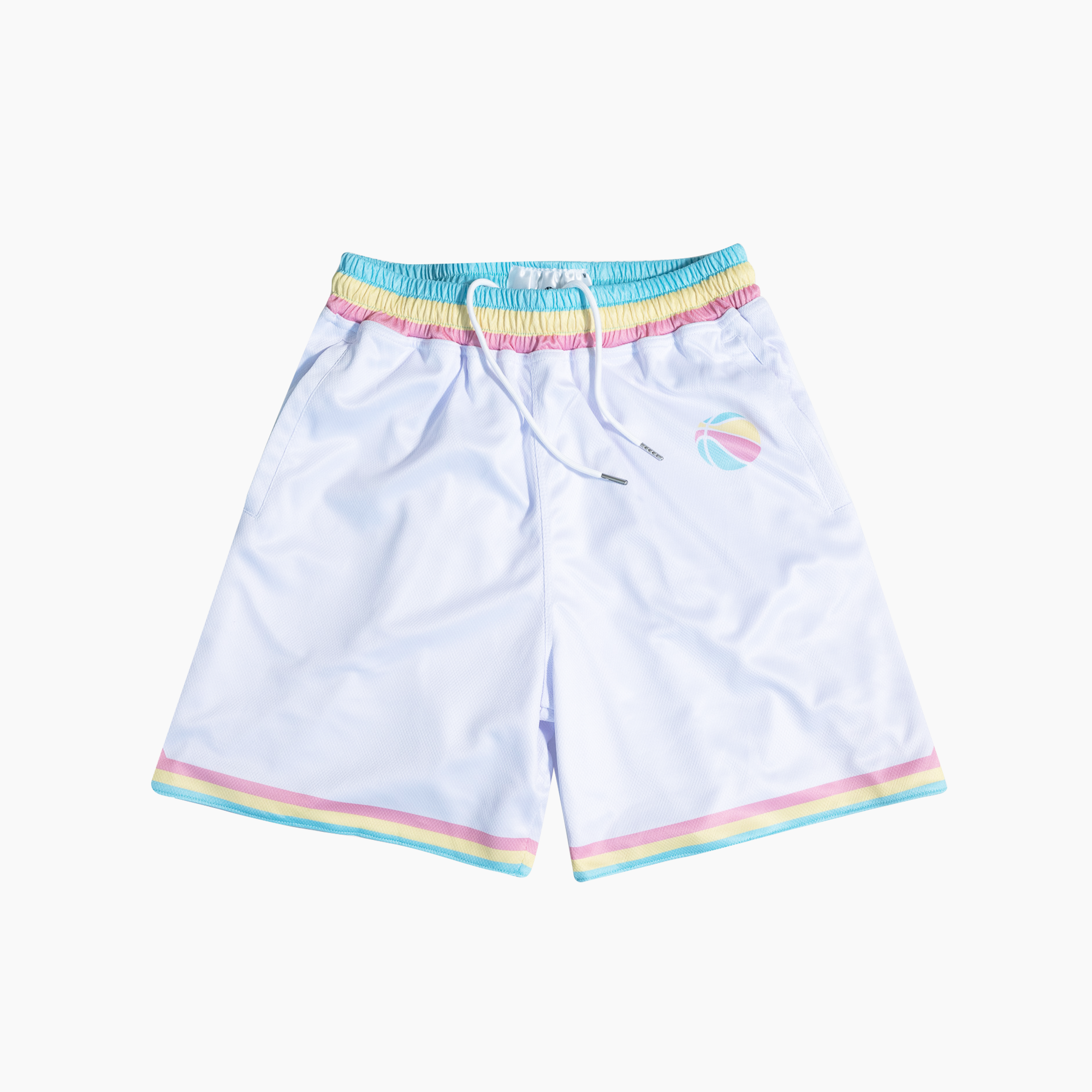 Local White Tournament Shorts