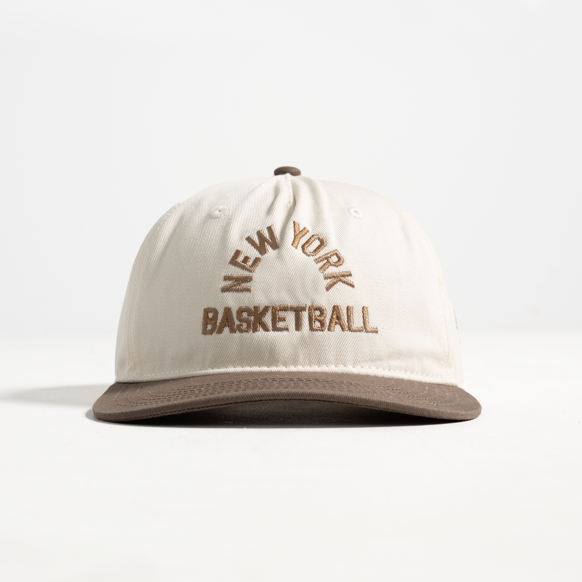 Two Tone Walnut NY Basketball Hat