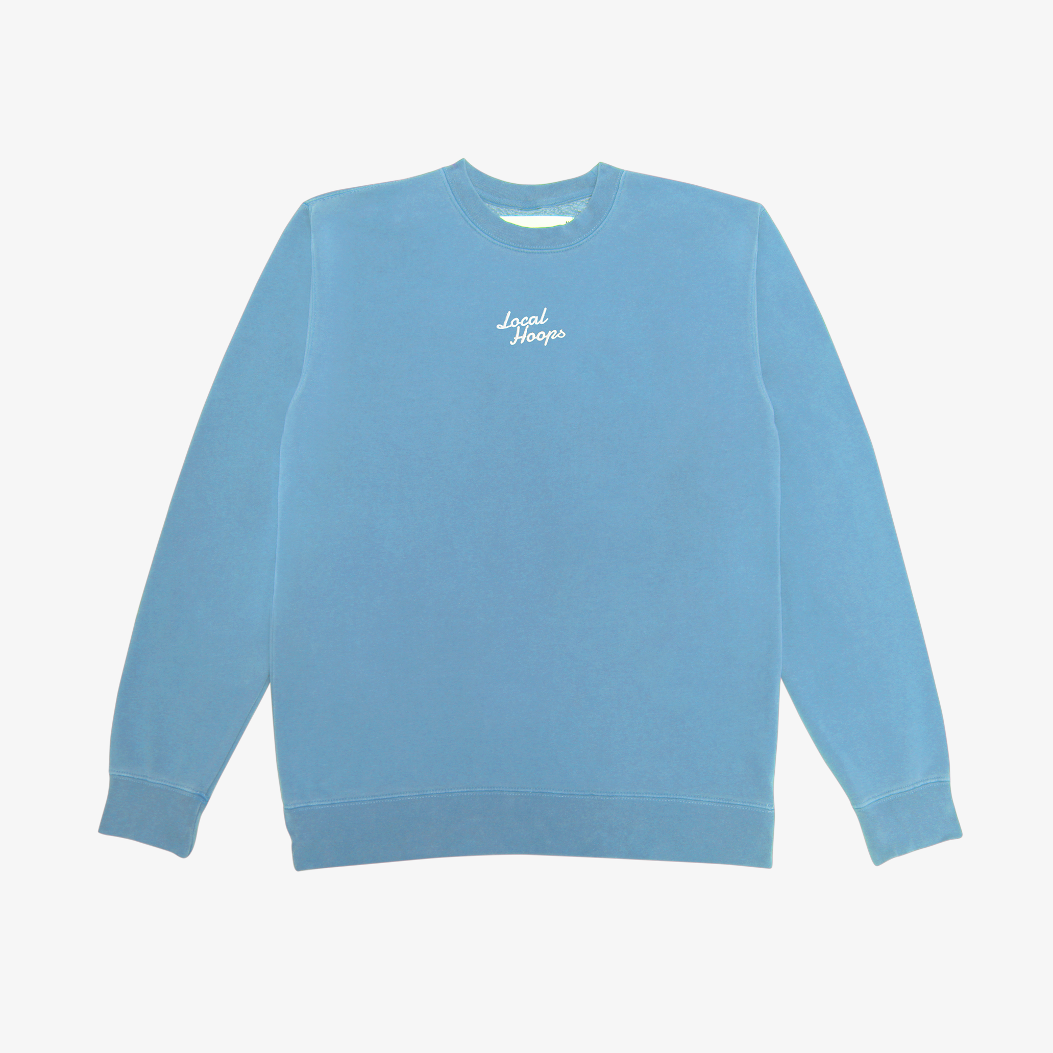 Light Blue Local Hoops Crewneck