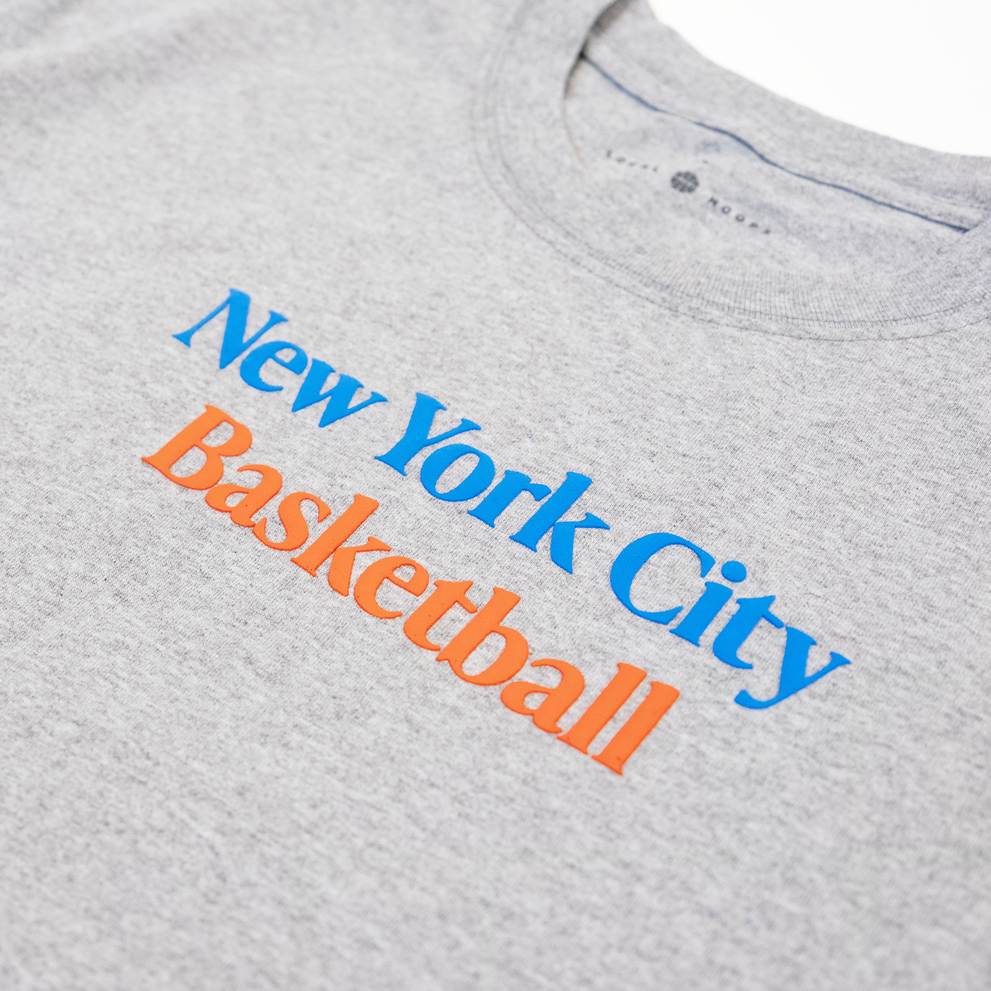 Heather Gray New York City Basketball Tee