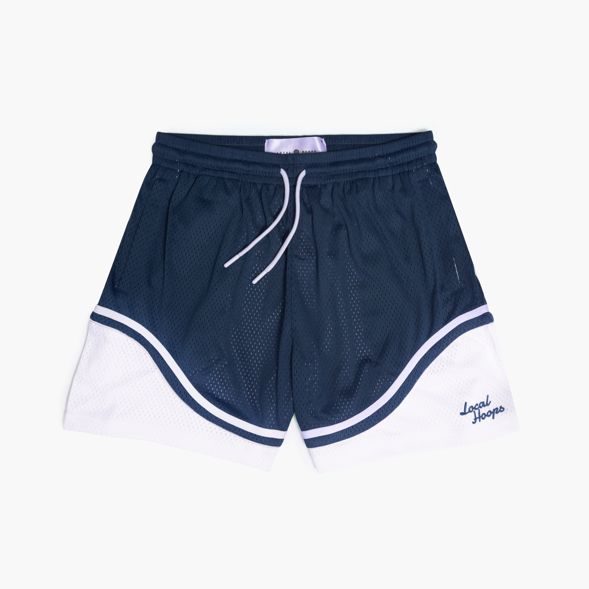 Navy Two-Tone Game Shorts