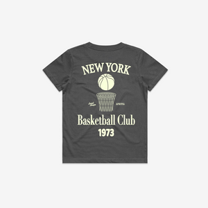 Kids Gray New York Basketball Club Tee