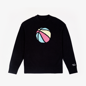 Intarsia-Knit Pastel Logo Sweater