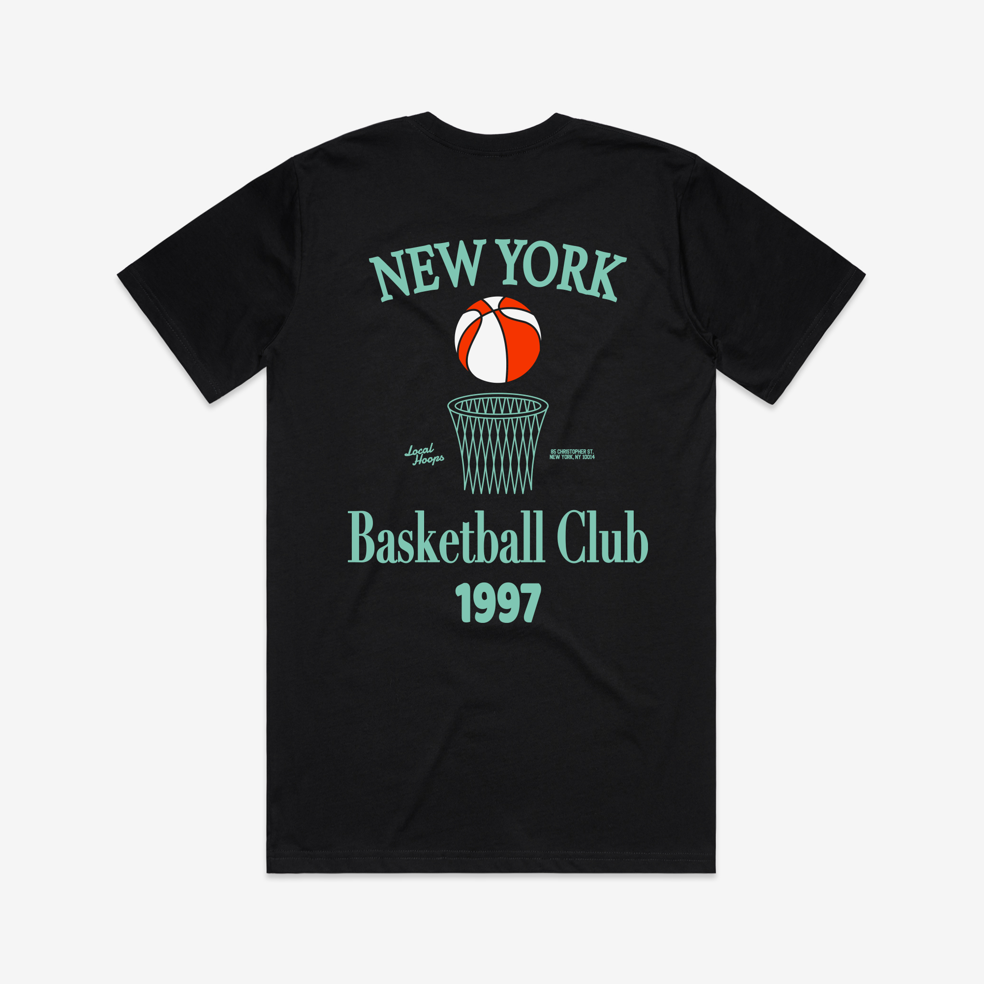 New York Basketball Club Tee Seafoam