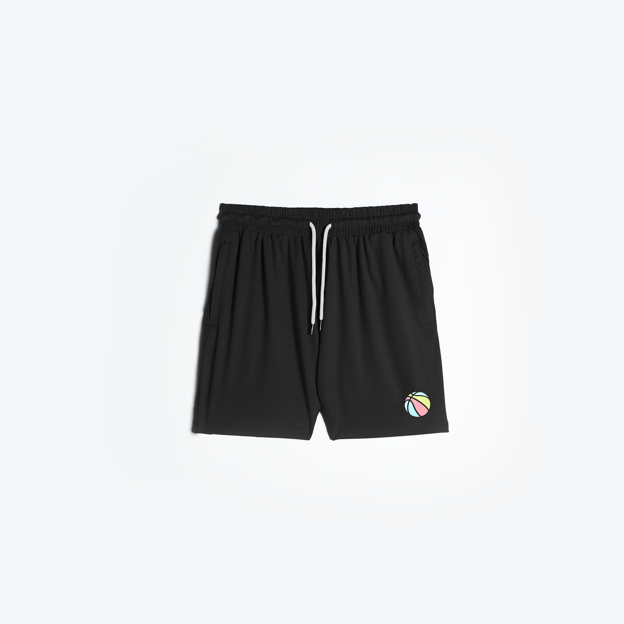 Kids Black Logo Shorts