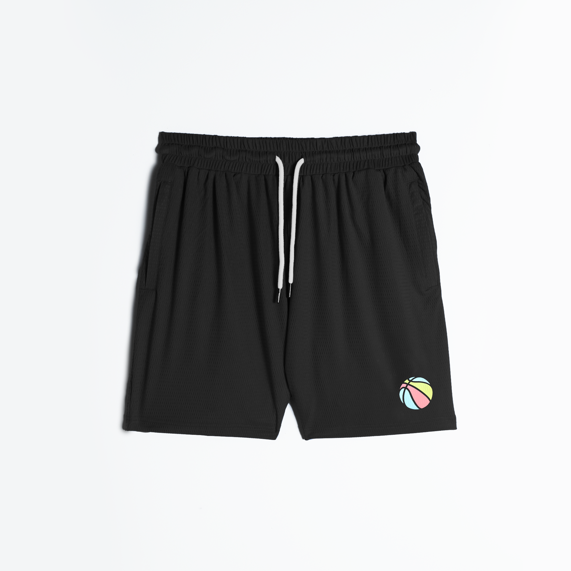 Black Logo Ball Practice Shorts