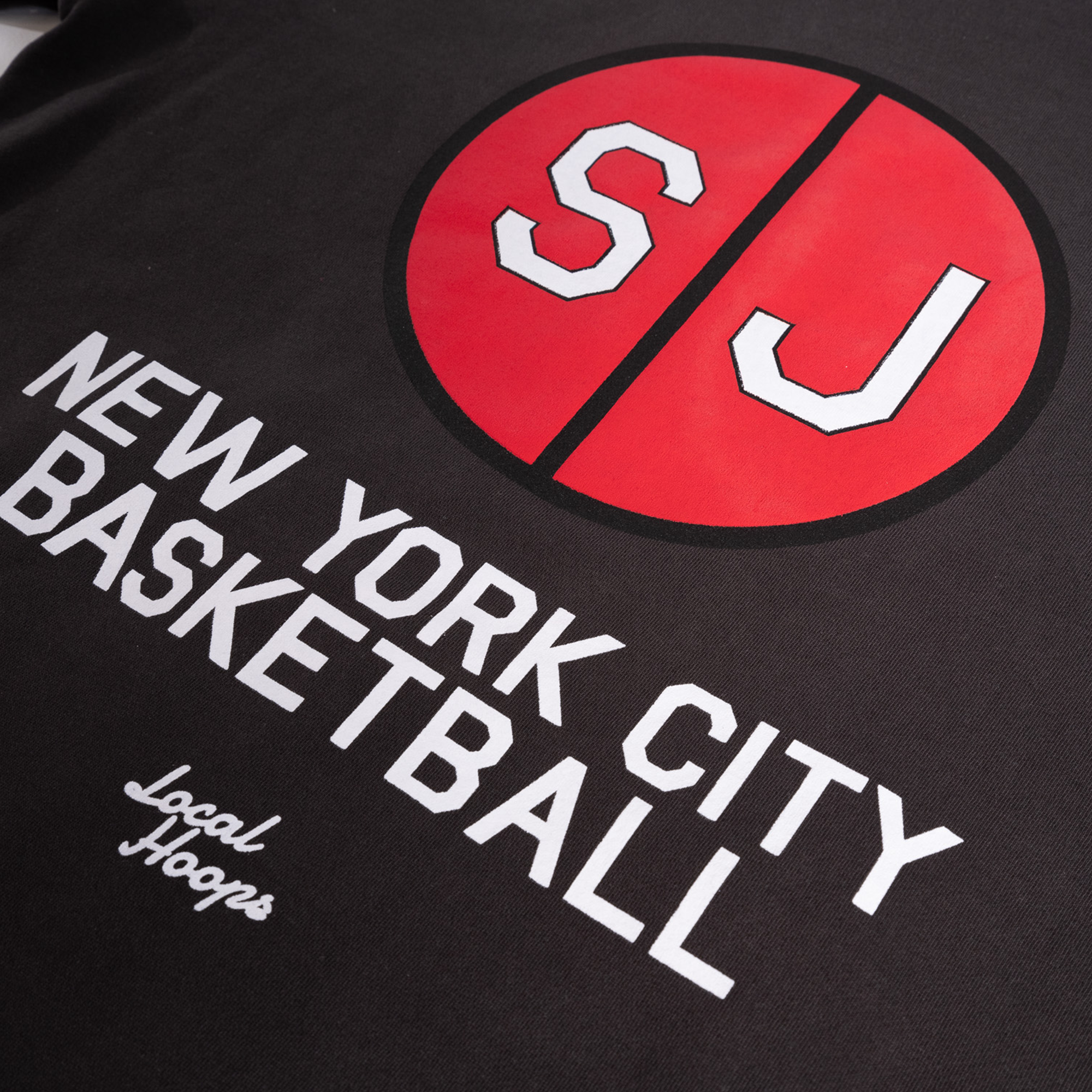 St. John's Faded Black NYC Basketball Hoodie