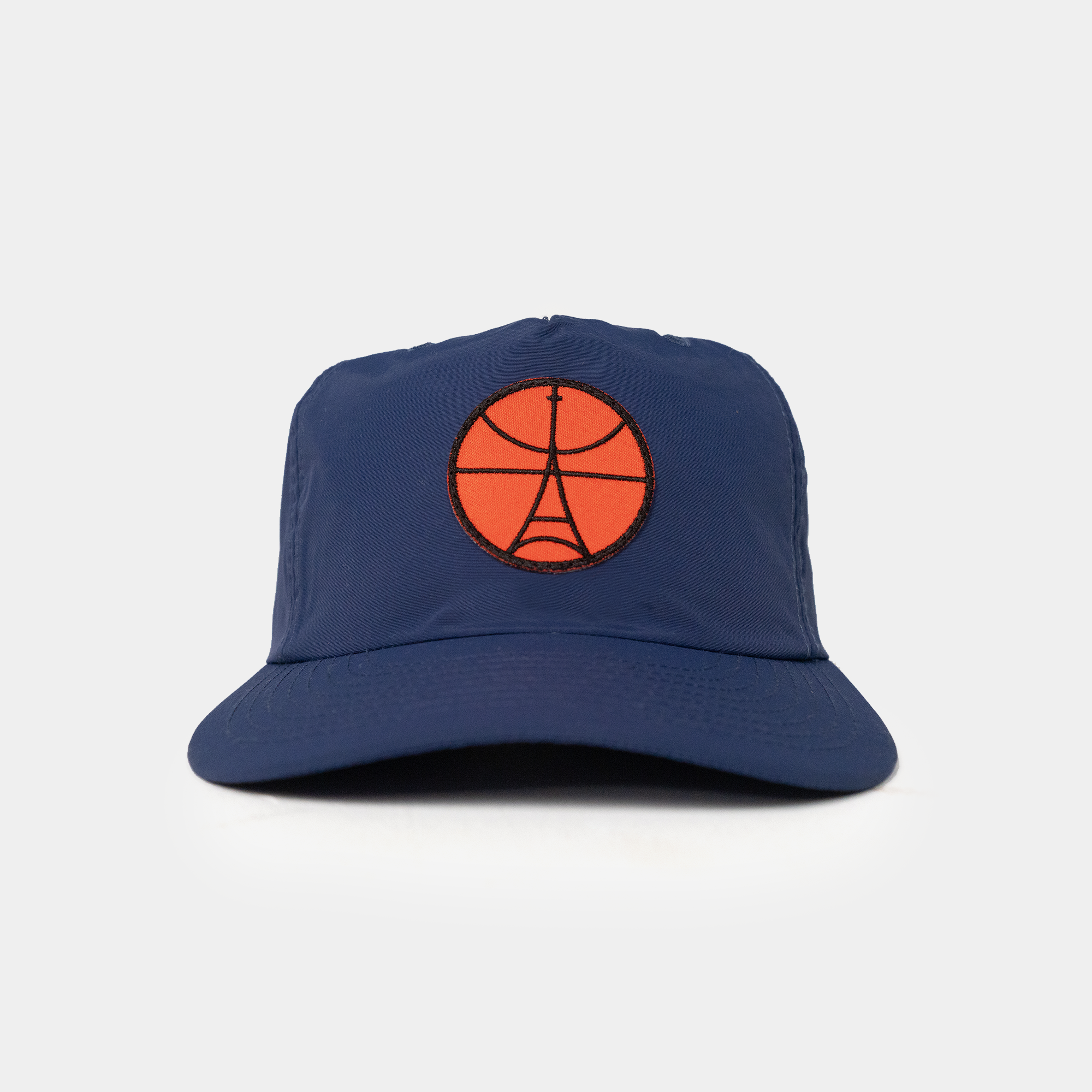 Cobalt Blue & Orange Paris Hat