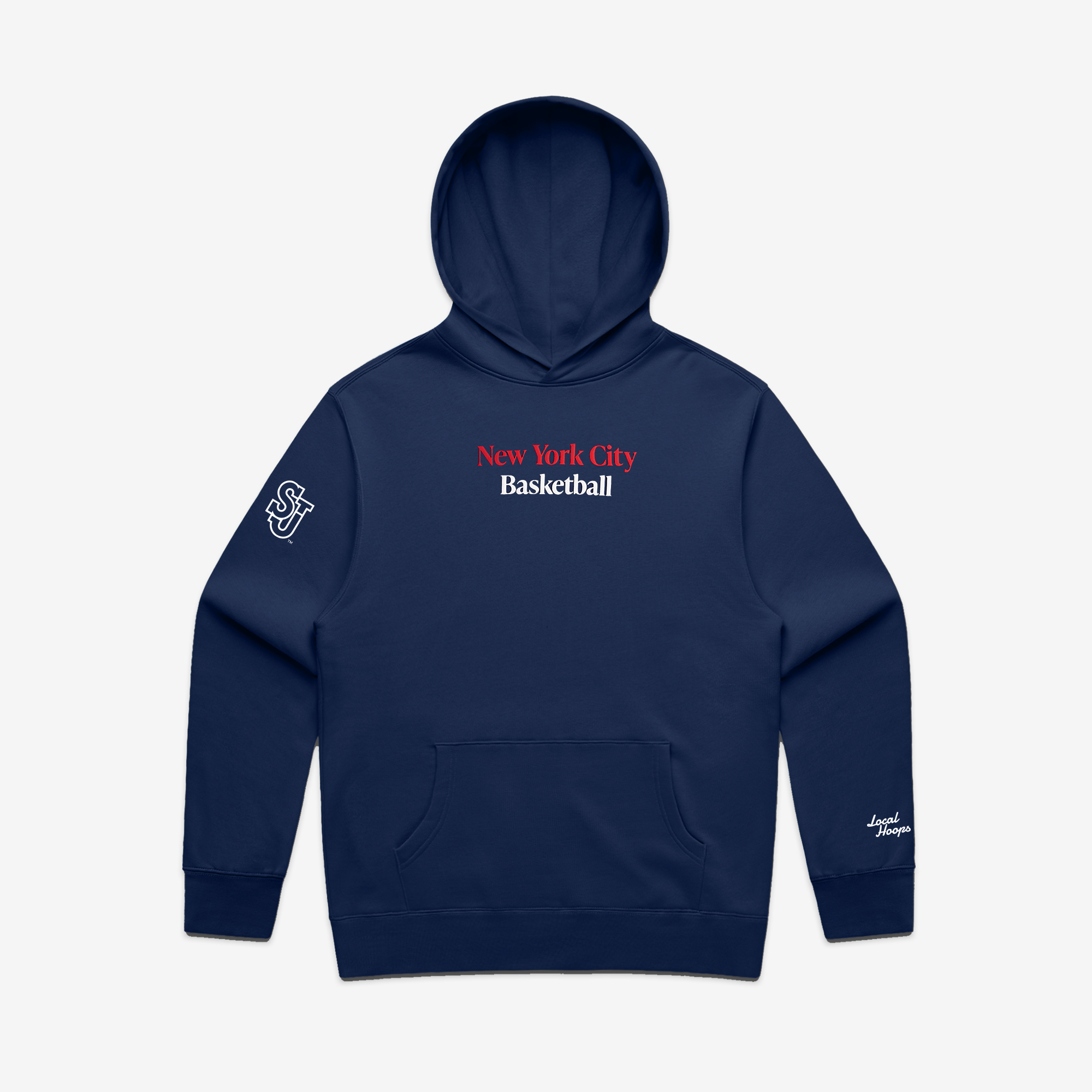 St. John's Navy NYC Basketball Hoodie – LOCAL HOOPS St. John's Navy NYC Basketball Hoodie – LOCAL HOOPS
