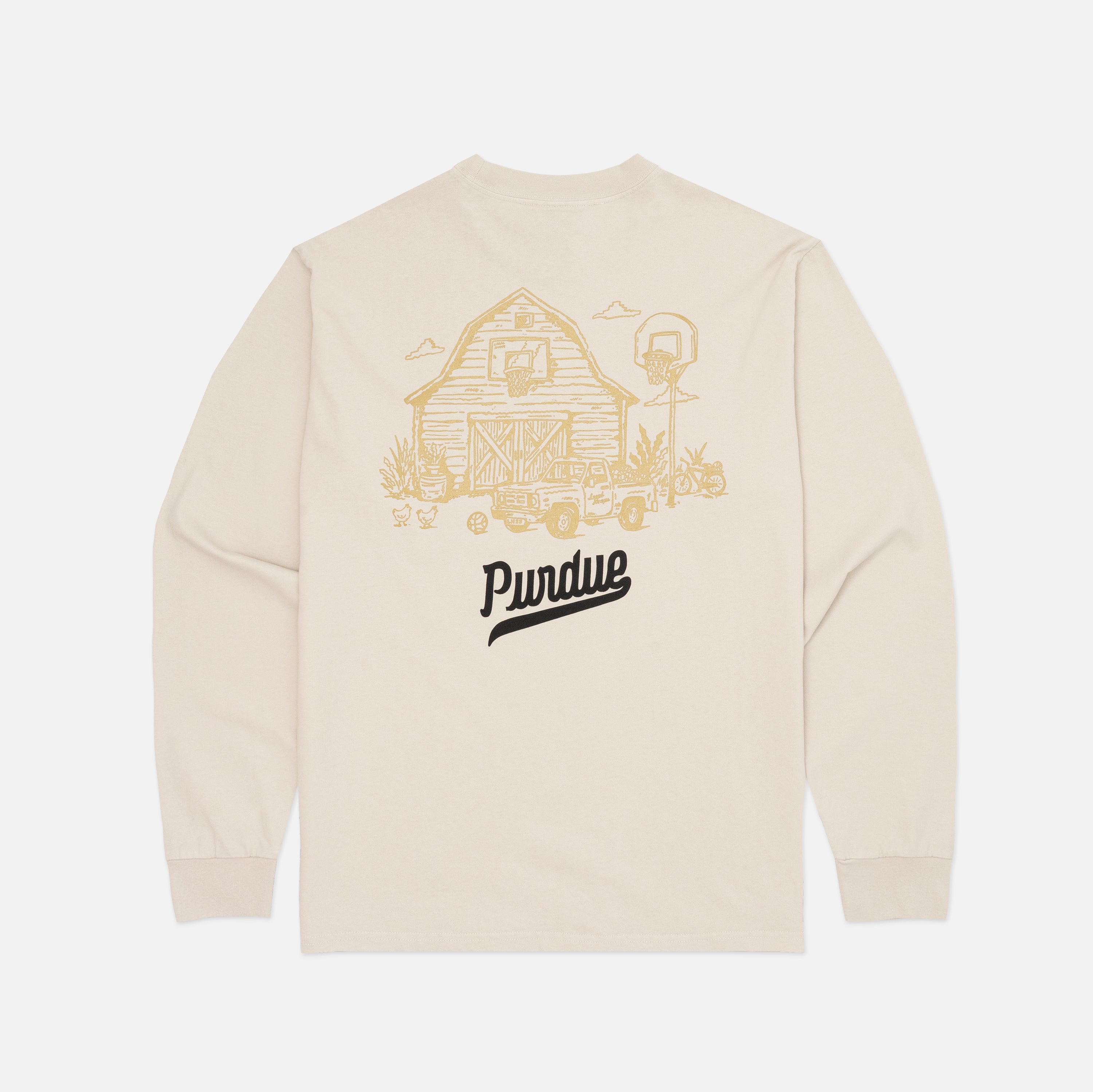 Purdue Faded Bone Barn Tee – LOCAL HOOPS