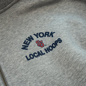 St. John's Logo Grey Zip Hoodie – LOCAL HOOPS
