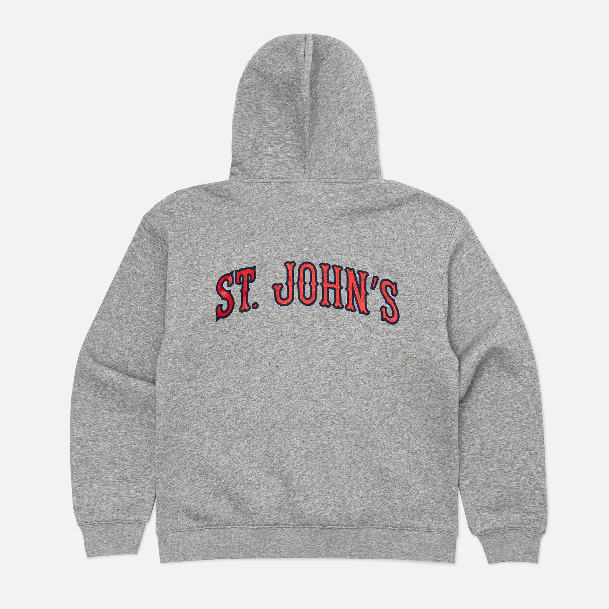 St. John's Logo Grey Zip Hoodie – LOCAL HOOPS