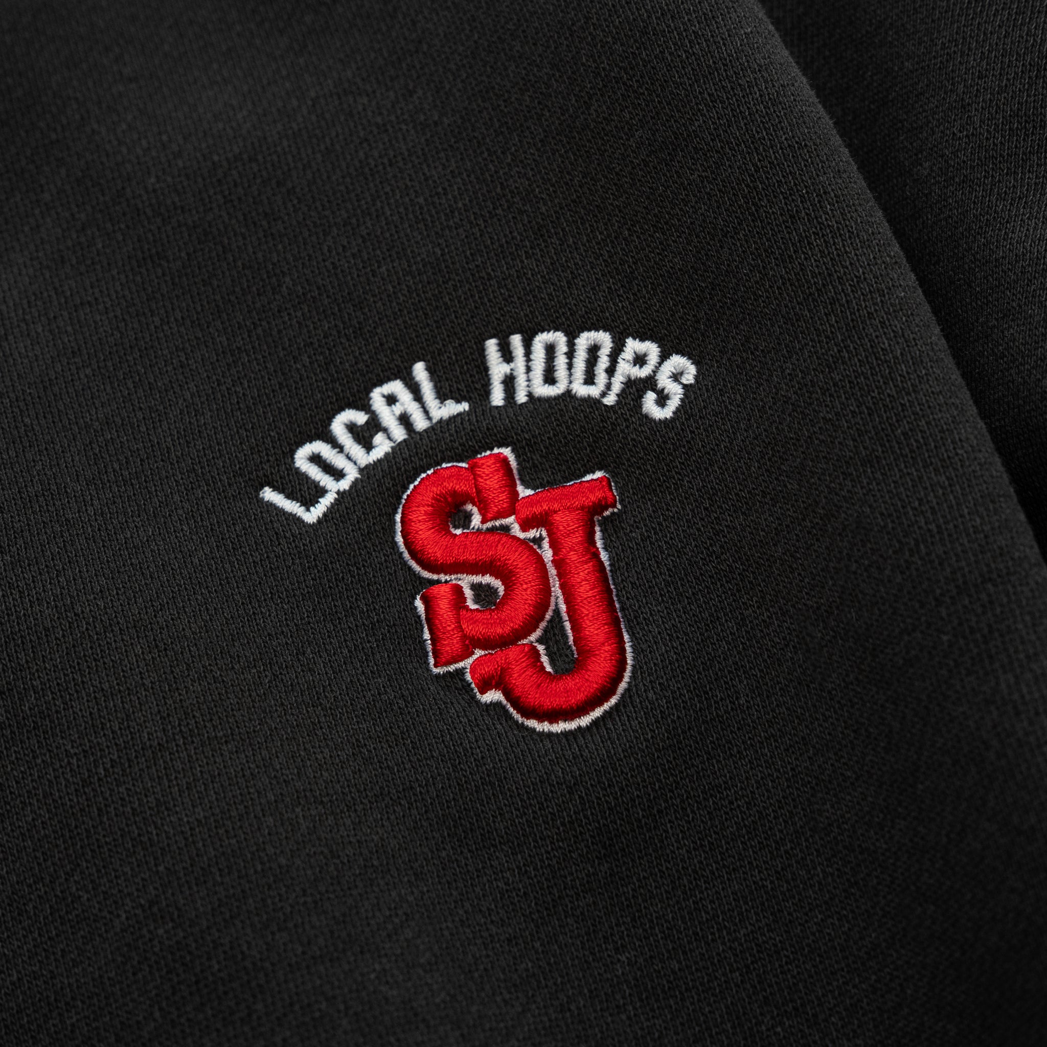 St. John's Faded Black Quarter Zip – LOCAL HOOPS