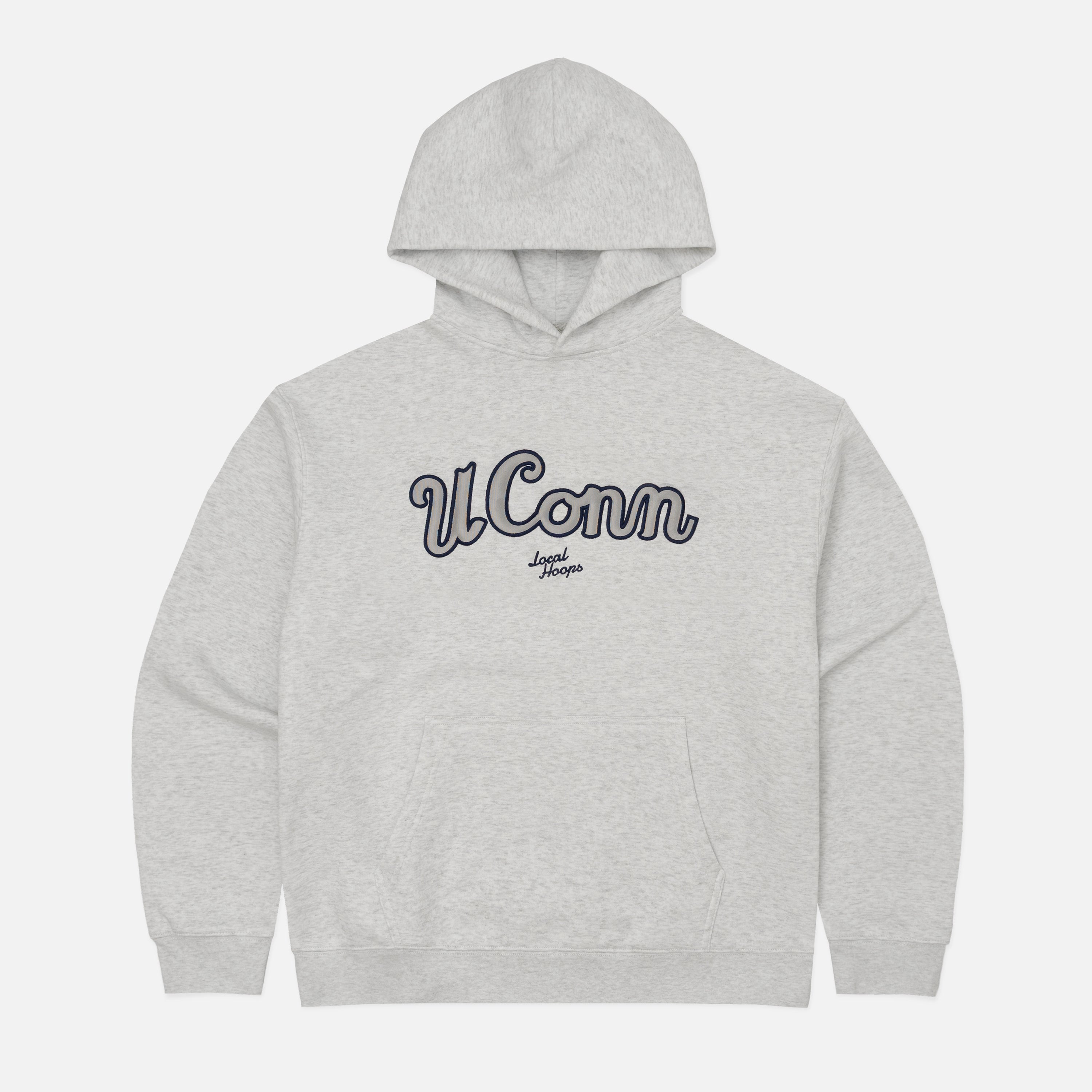 Uconn Heather Grey Hoodie