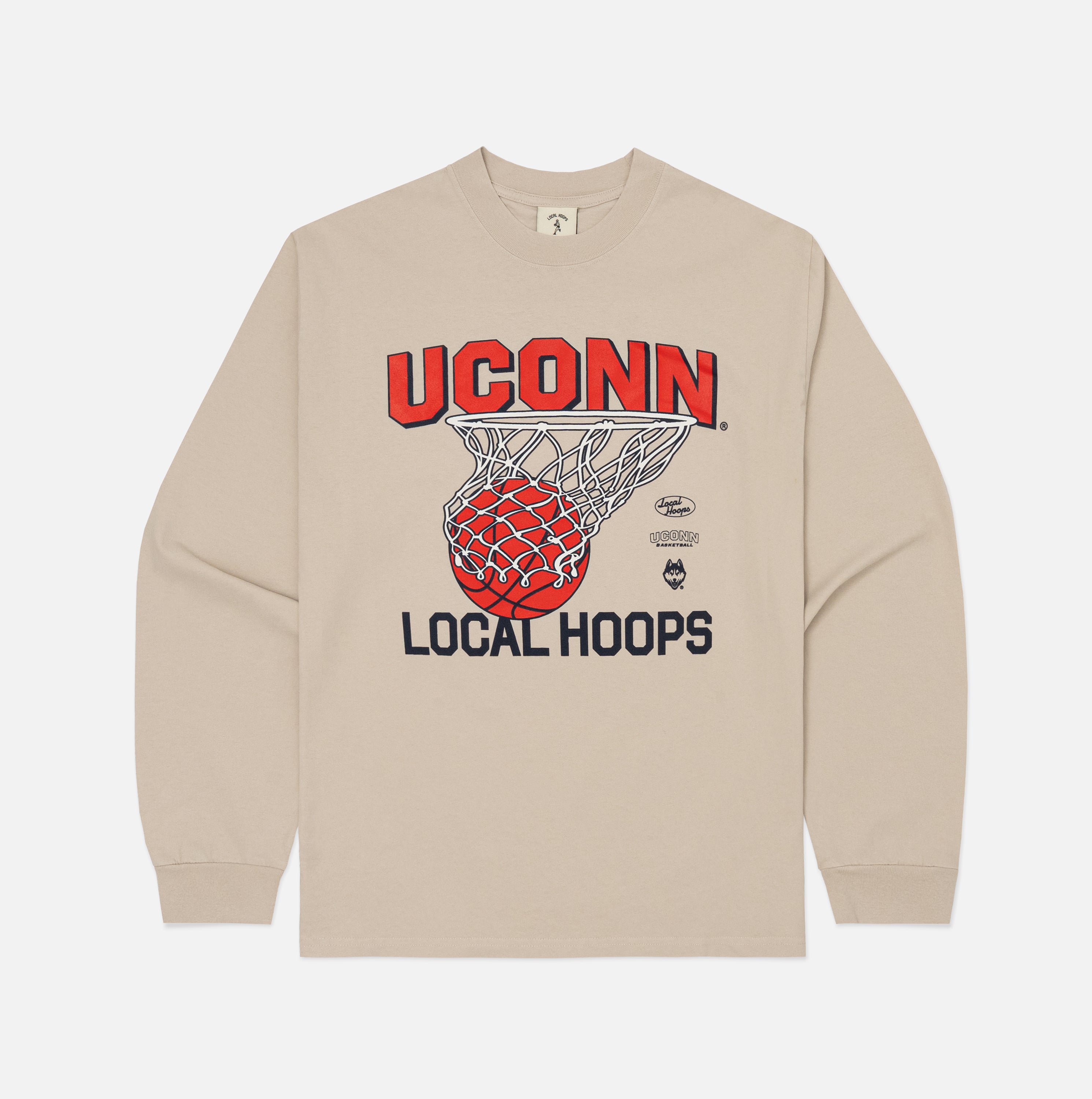 Uconn Long Sleeve Swish Tee
