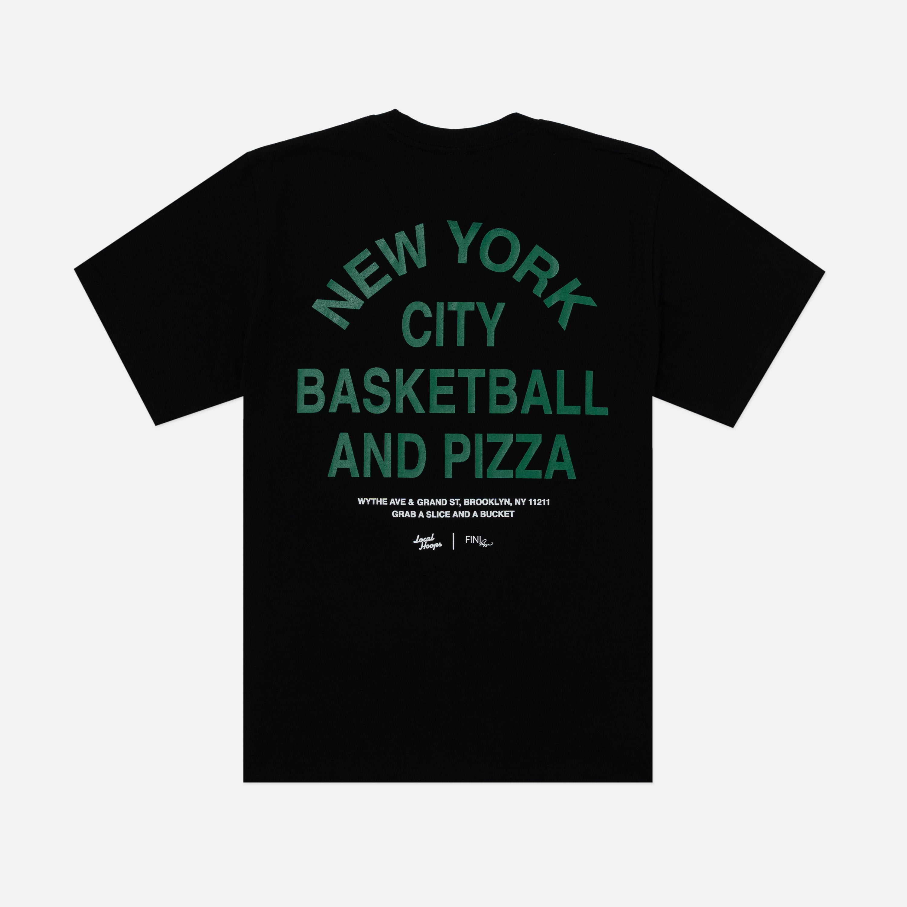 Fini Hoops Tee Black