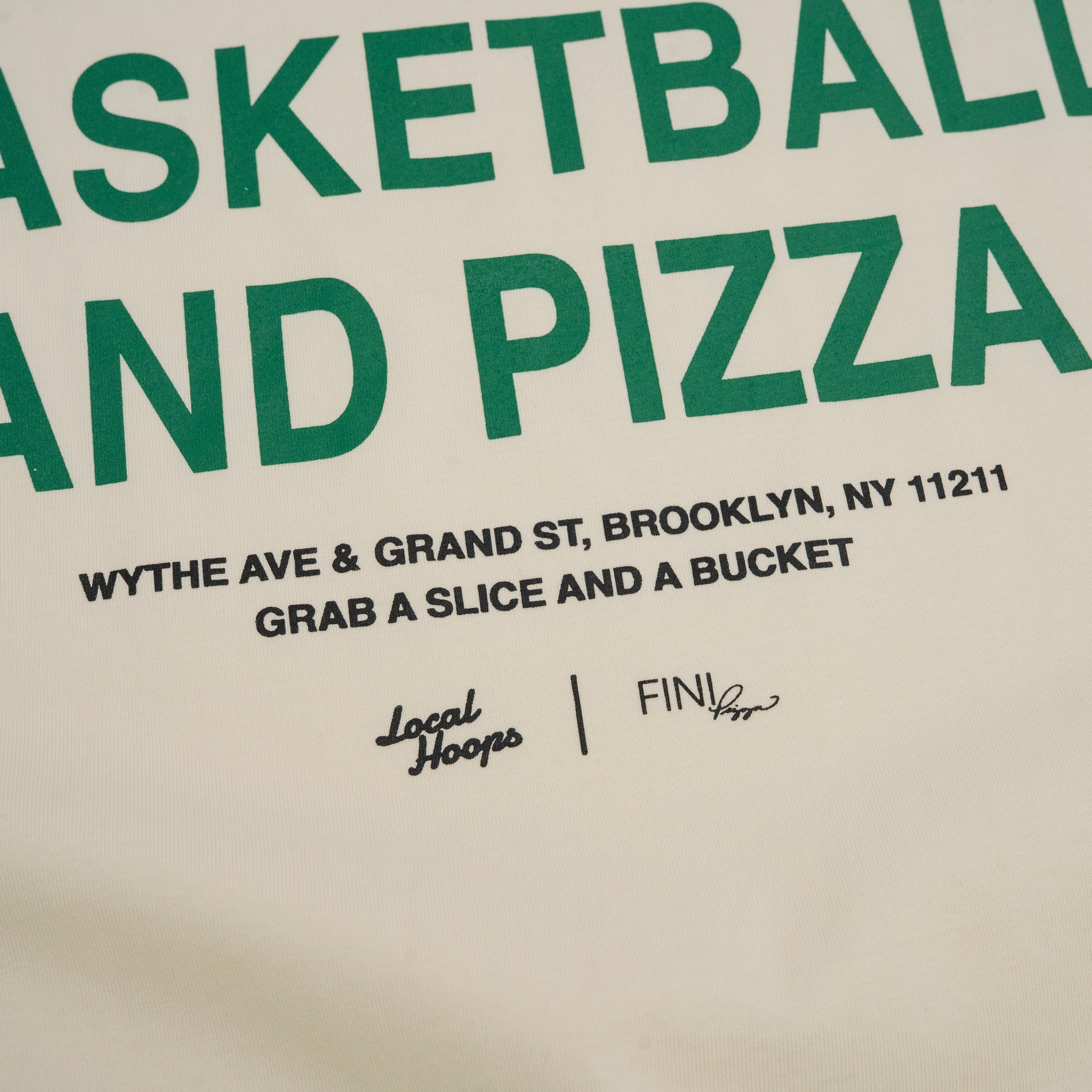 Fini Hoops Tee Cream
