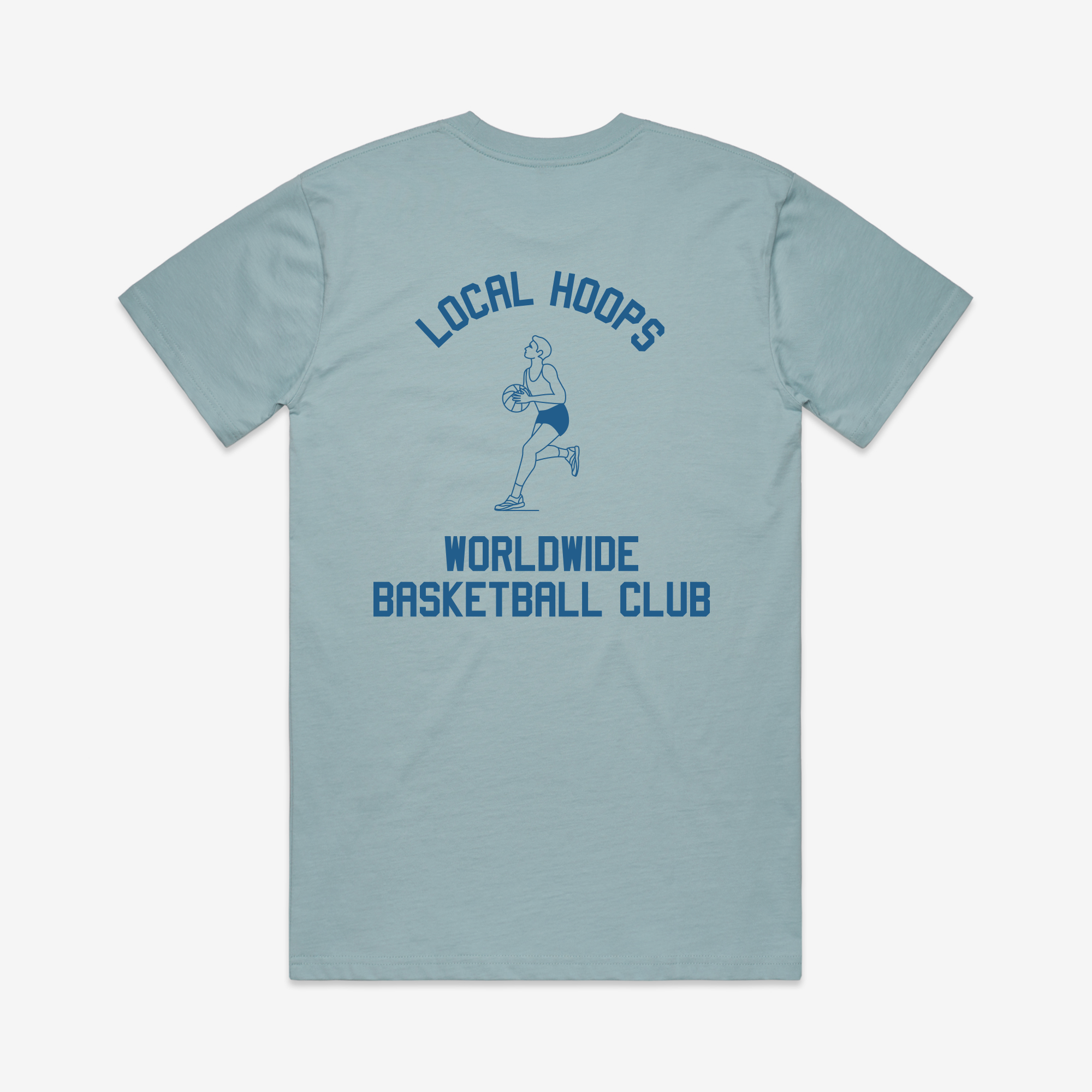 Blue Worldwide Basketball Club Tee