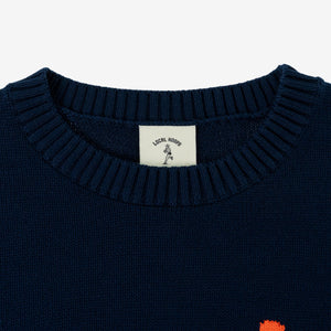 NY Intarsia-Knit Sweater