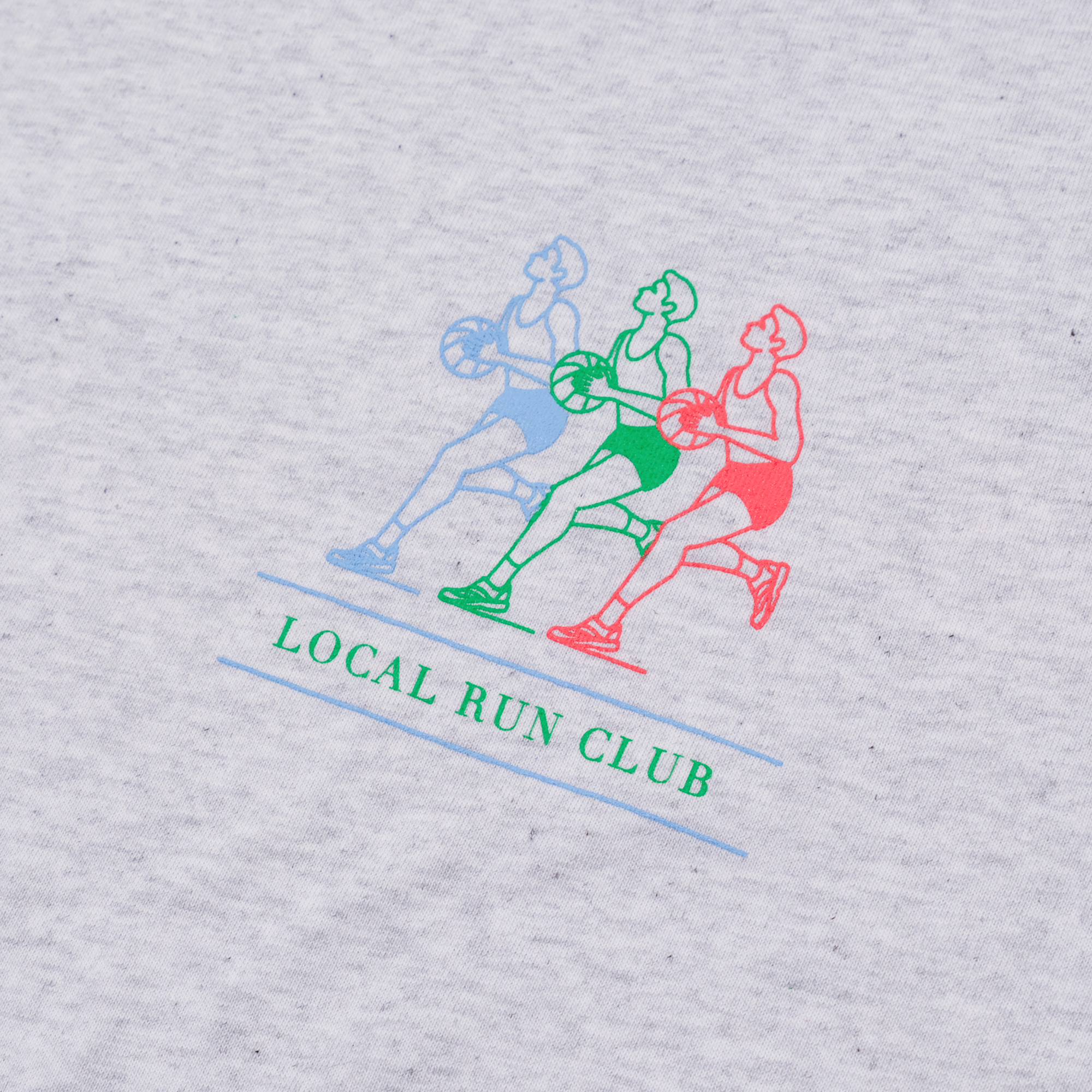 Gray Local Run Club Tee