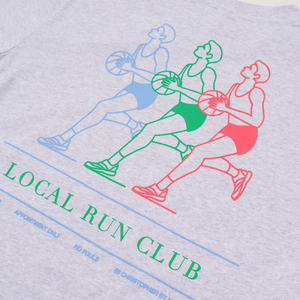 Gray Local Run Club Tee