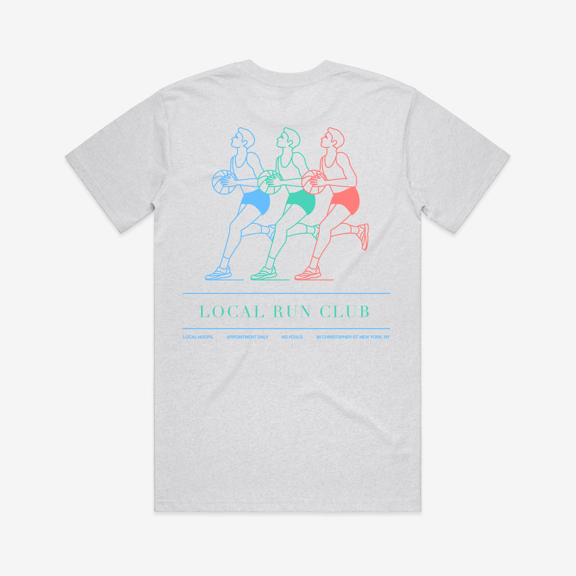 Gray Local Run Club Tee