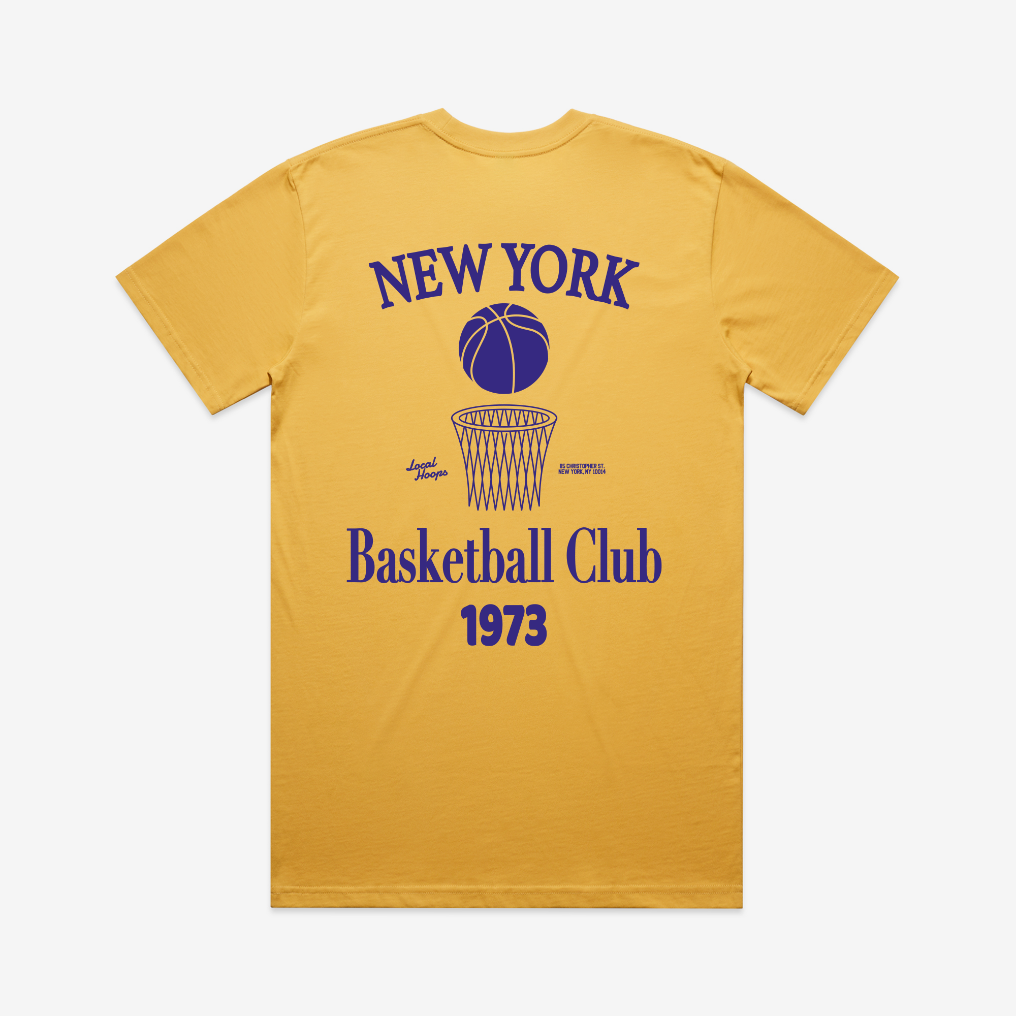 New York Basketball Club Tee Purple & Gold