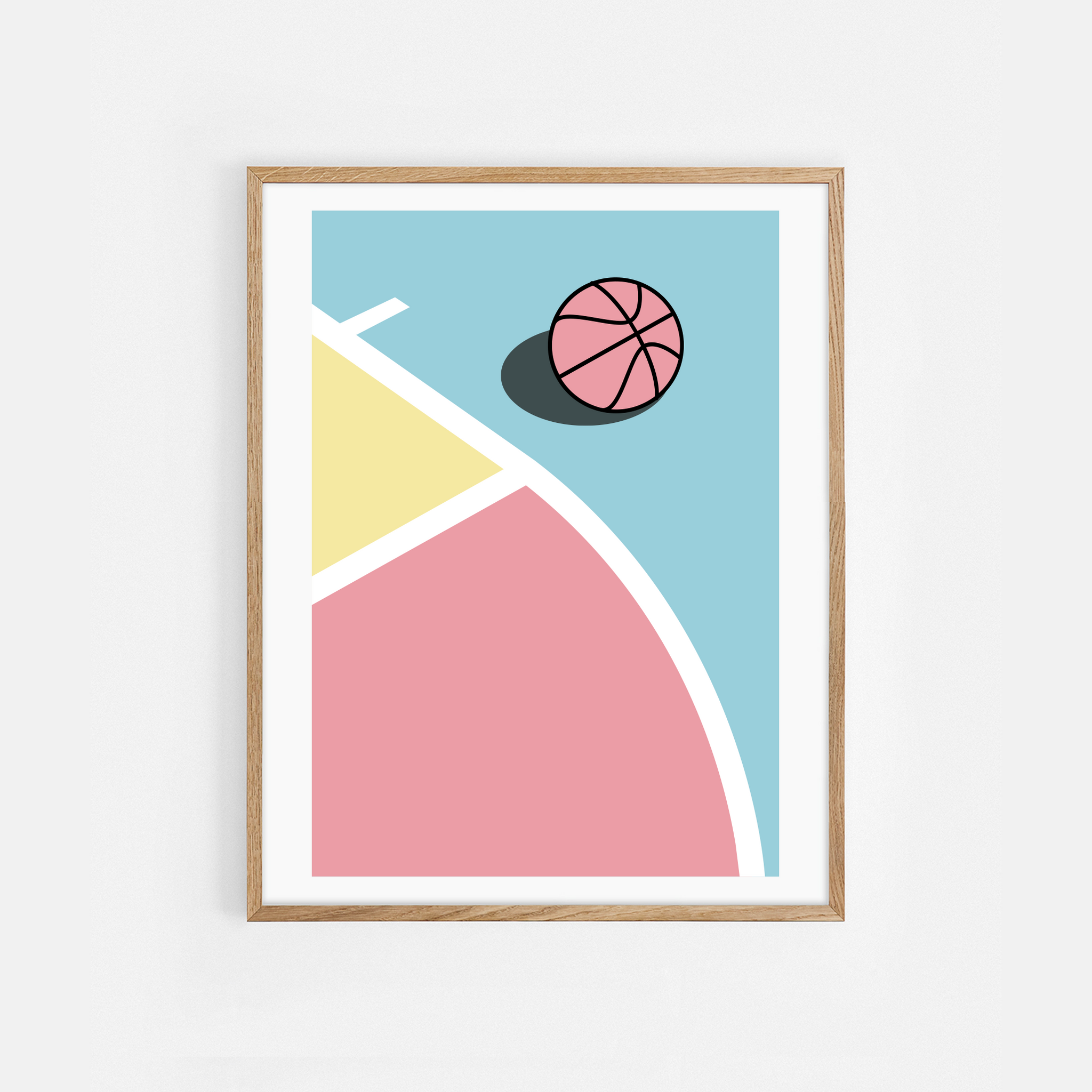 Local Hoops Court Print