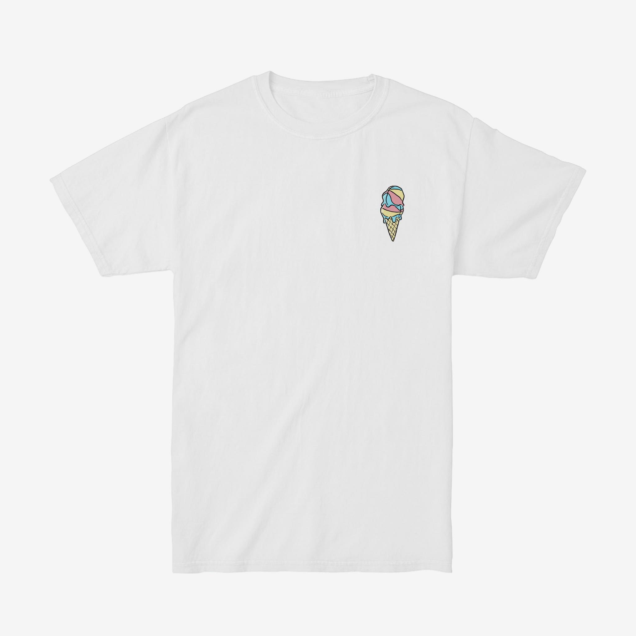 Cream white t 2024 shirt