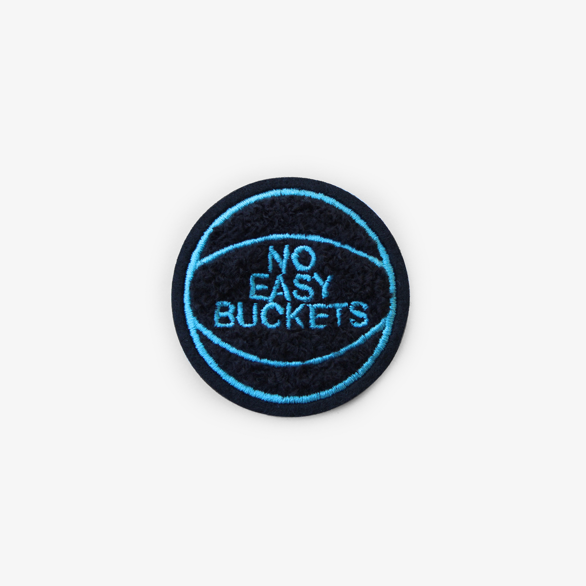 No Easy Buckets Chenille Patch